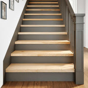 Traptreden 2 st 100x30x2 cm massief eikenhout
