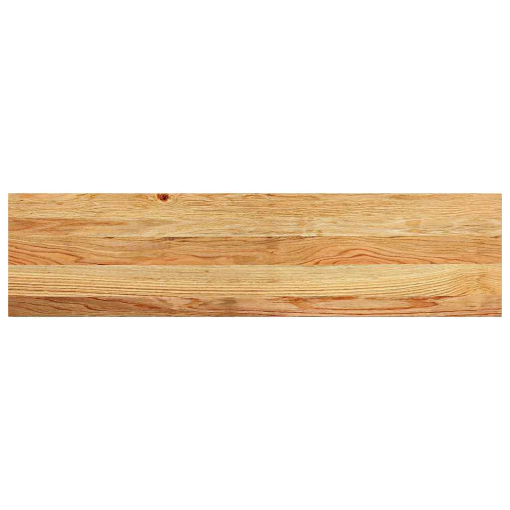 Traptreden Massief Eikenhout Lichtbruin 2 100 x 25 x 2 cm