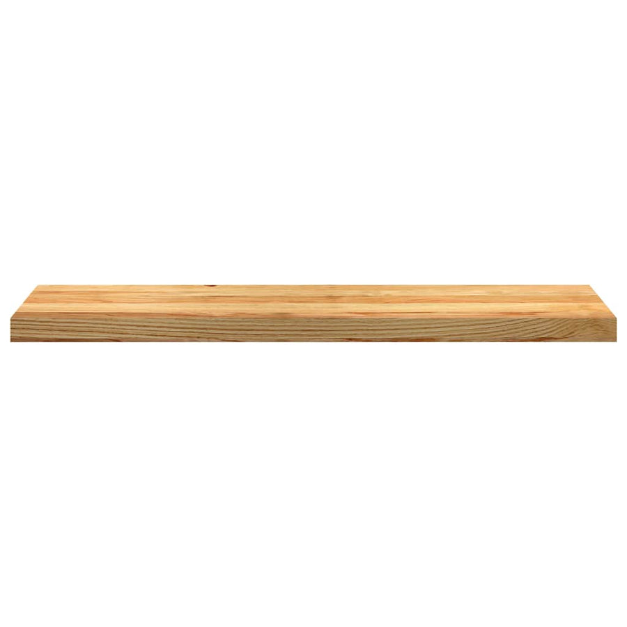 Traptreden Massief Eikenhout Lichtbruin 2 100 x 25 x 2 cm