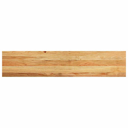 Traptreden 2 st 120x25x2 cm massief eikenhout lichtbruin