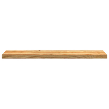 Traptreden 2 st 120x25x2 cm massief eikenhout lichtbruin