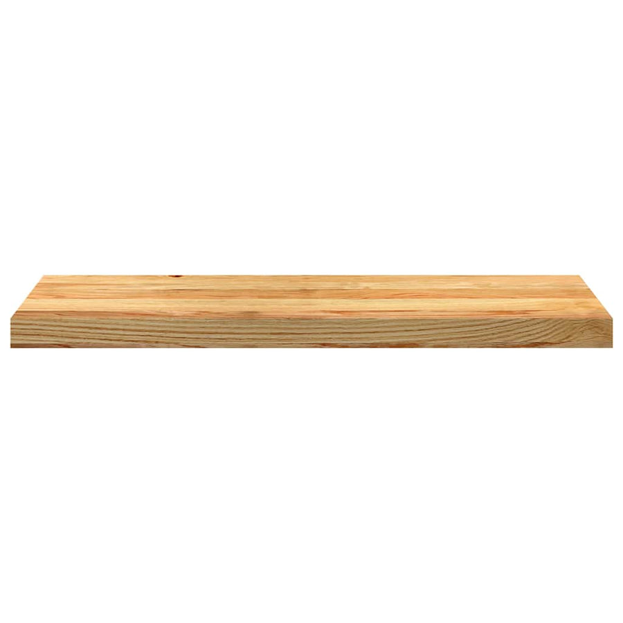 Traptreden 2 st 80x30x2 cm massief eikenhout lichtbruin