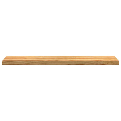 Traptreden 2 st 120x30x2 cm massief eikenhout lichtbruin