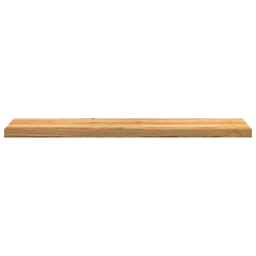 Traptreden 2 st 120x30x2 cm massief eikenhout lichtbruin
