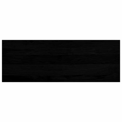 Traptreden 2 st 70x25x2 cm massief eikenhout donkerbruin