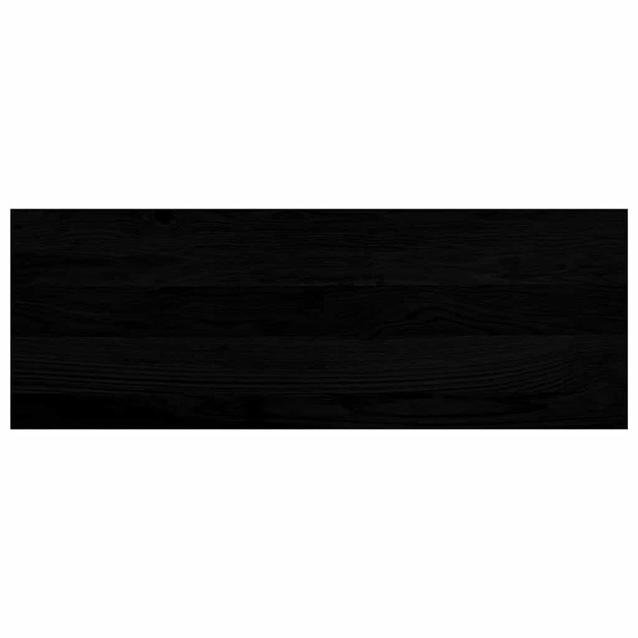 Traptreden 2 st 70x25x2 cm massief eikenhout donkerbruin