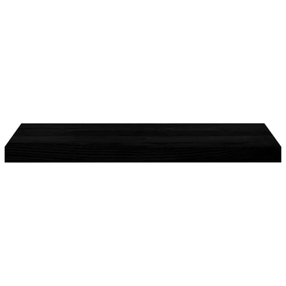 Traptreden 2 st 70x25x2 cm massief eikenhout donkerbruin
