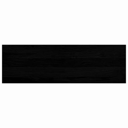 Traptreden 2 st 80x25x2 cm massief eikenhout donkerbruin
