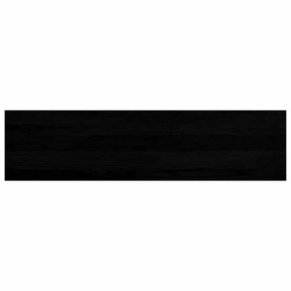 Traptreden 2 st 100x25x2 cm massief eikenhout donkerbruin