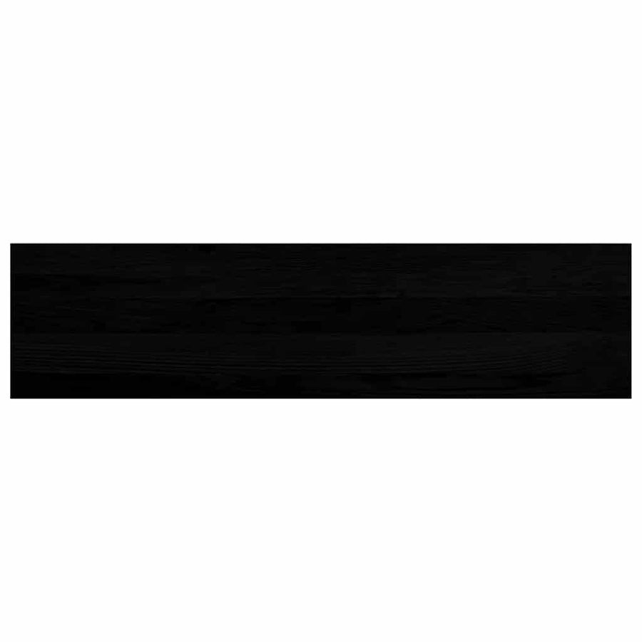 Traptreden 2 st 100x25x2 cm massief eikenhout donkerbruin