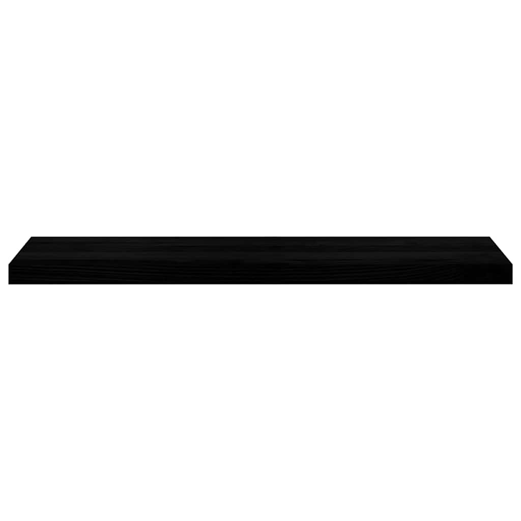 Traptreden 2 st 100x25x2 cm massief eikenhout donkerbruin