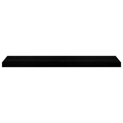 Traptreden 2 st 100x25x2 cm massief eikenhout donkerbruin