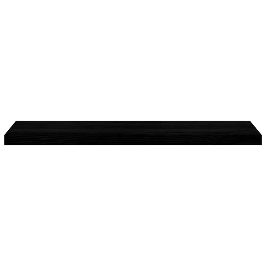 Traptreden 2 st 100x25x2 cm massief eikenhout donkerbruin