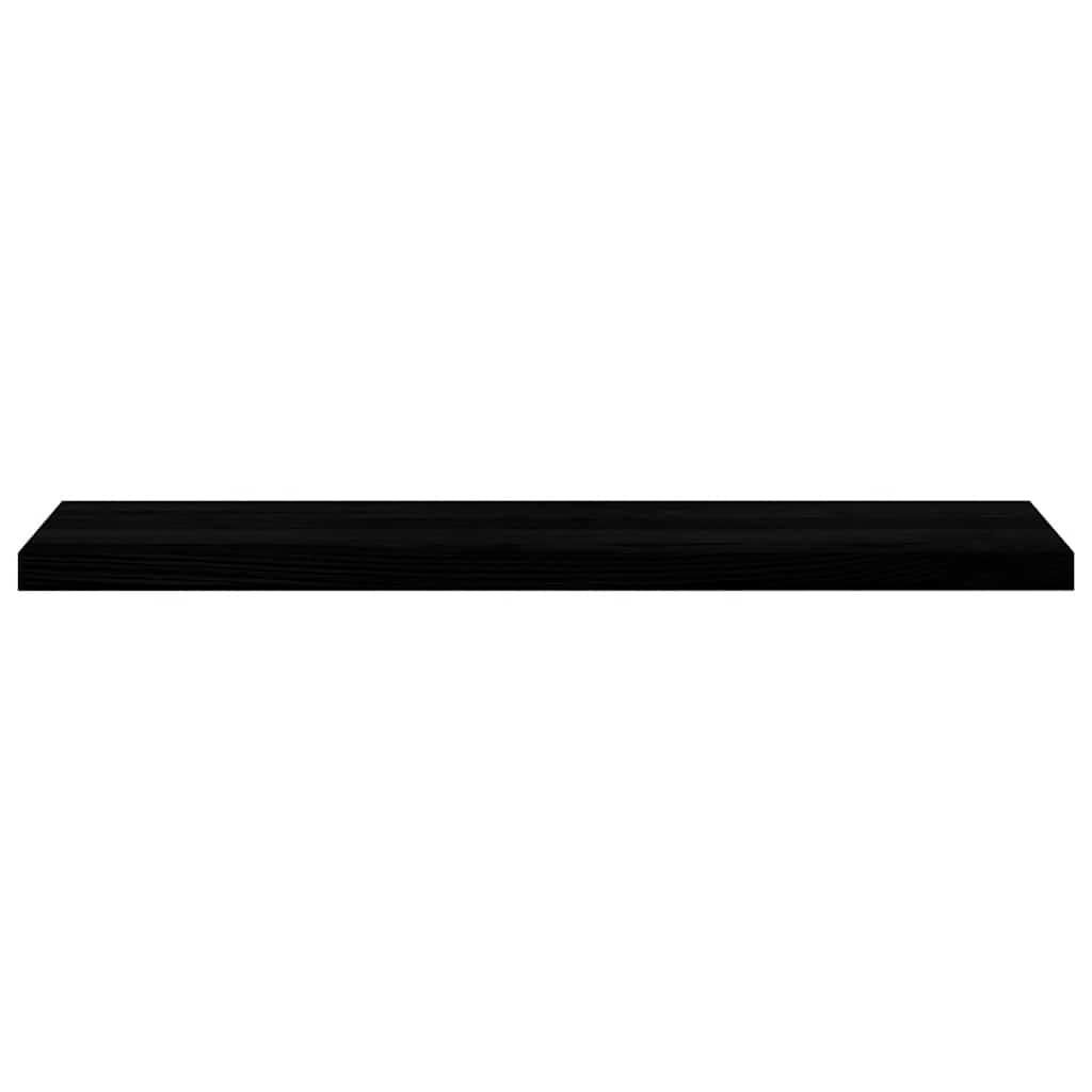 Traptreden 2 st 110x25x2 cm massief eikenhout donkerbruin