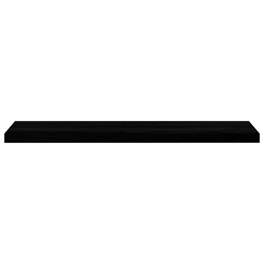 Traptreden 2 st 110x25x2 cm massief eikenhout donkerbruin