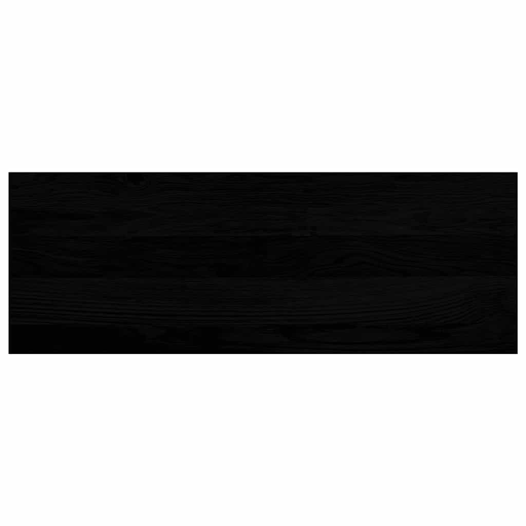 Traptreden 2 st 70x30x2 cm massief eikenhout donkerbruin