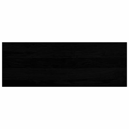 Traptreden 2 st 70x30x2 cm massief eikenhout donkerbruin