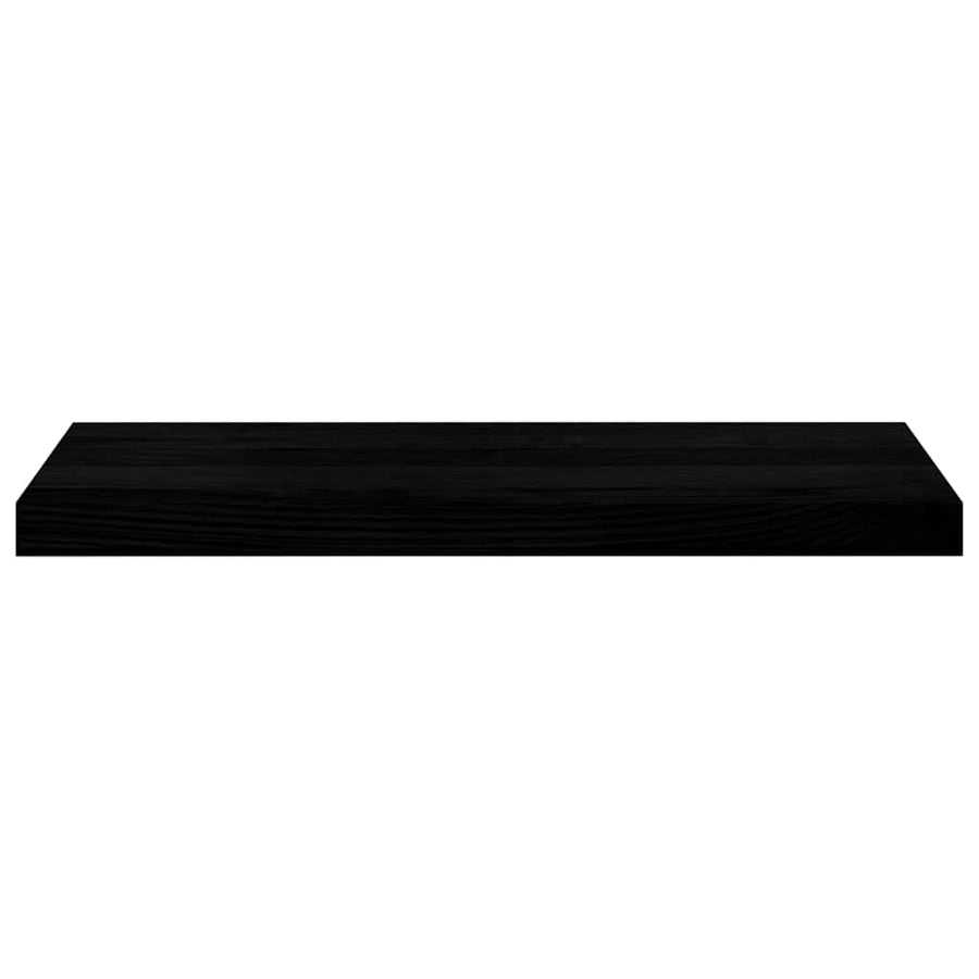 Traptreden 2 st 70x30x2 cm massief eikenhout donkerbruin