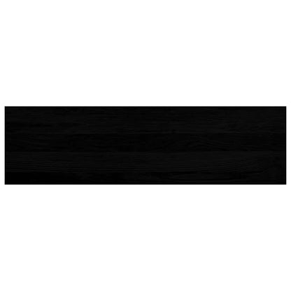 Traptreden 2 st 90x30x2 cm massief eikenhout donkerbruin