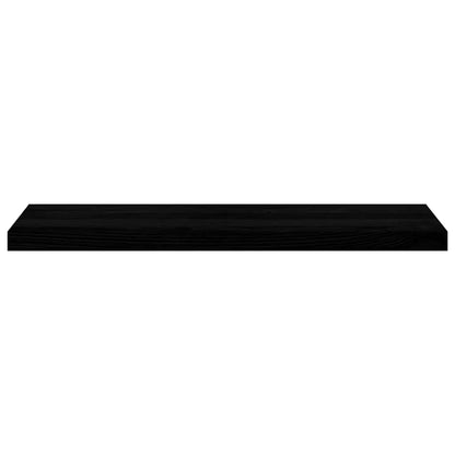 Traptreden 2 st 90x30x2 cm massief eikenhout donkerbruin