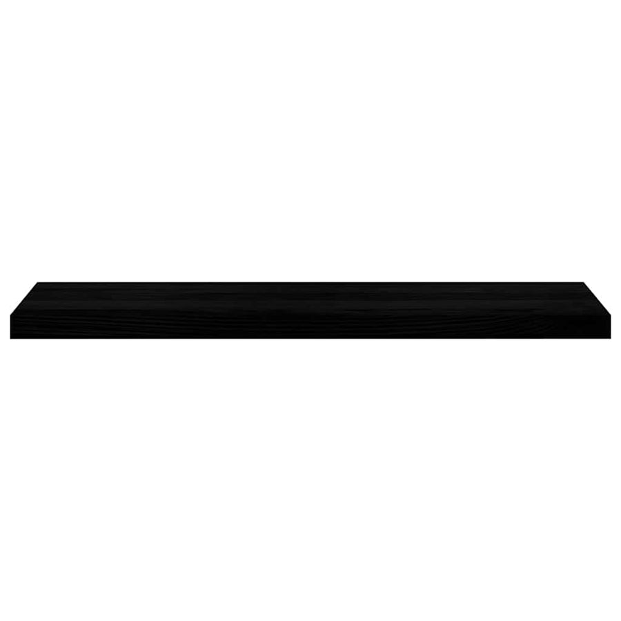 Traptreden 2 st 100x30x2 cm massief eikenhout donkerbruin