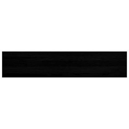 Traptreden 2 st 120x30x2 cm massief eikenhout donkerbruin