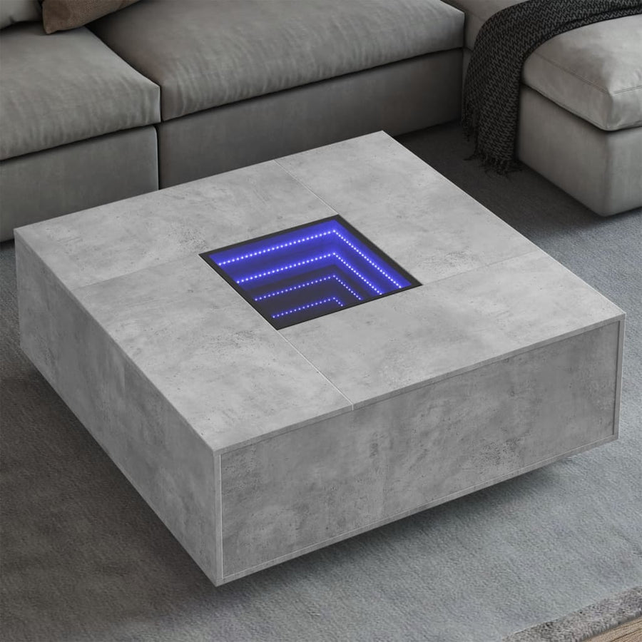 Salontafel Met Infinity Led 100 x 100 x 40 cm