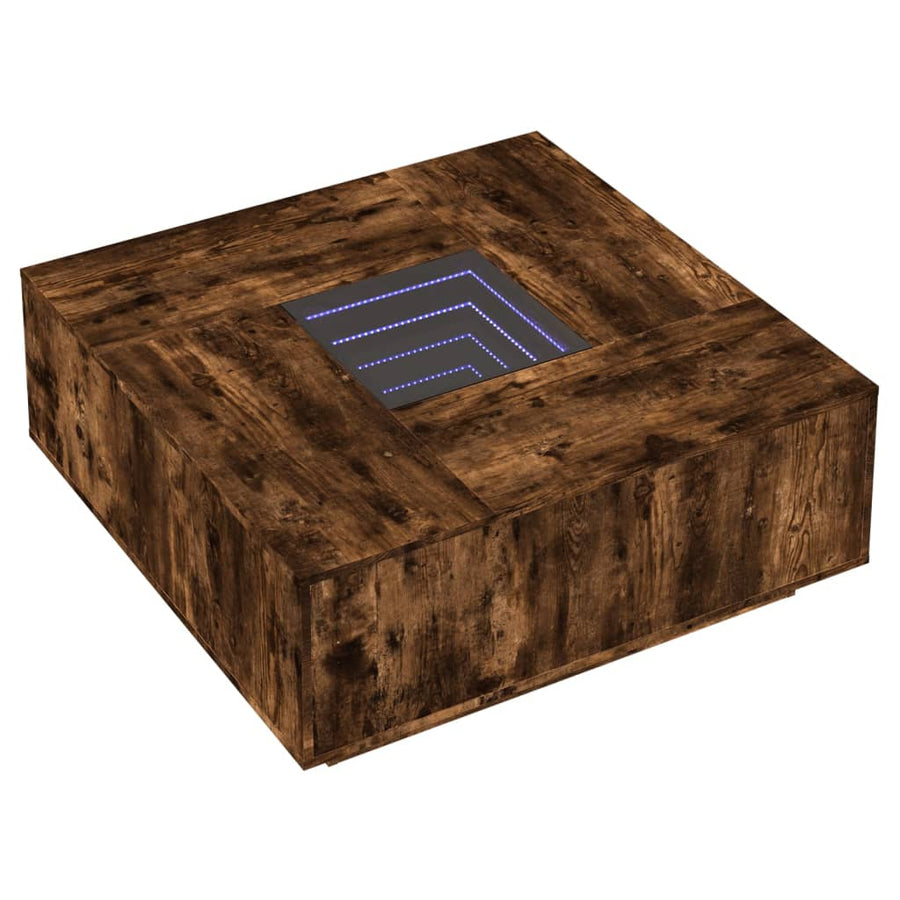 Salontafel Met Infinity Led Kleurig 100 x 100 x 40 cm