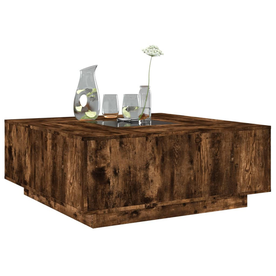 Salontafel Met Infinity Led Kleurig 100 x 100 x 40 cm