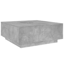 Salontafel 100X100X40 Cm Bewerkt Hout Betongrijs