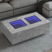 Salontafel 116x69x40 cm betongrijs LED