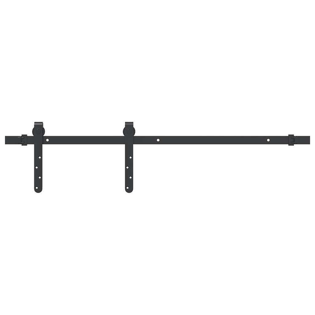 Ophangset voor schuifdeur 91,5 cm koolstofstaal