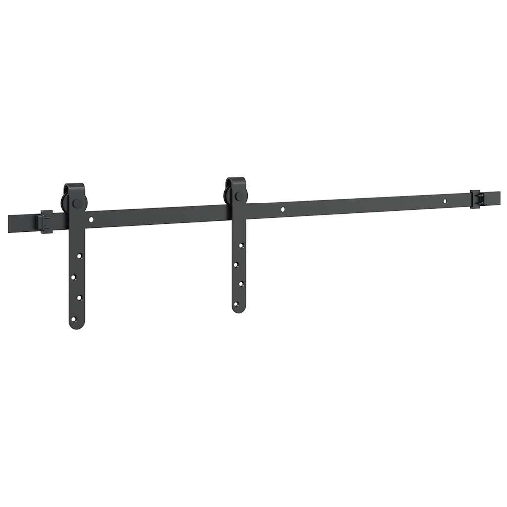 Ophangset voor schuifdeur 91,5 cm koolstofstaal