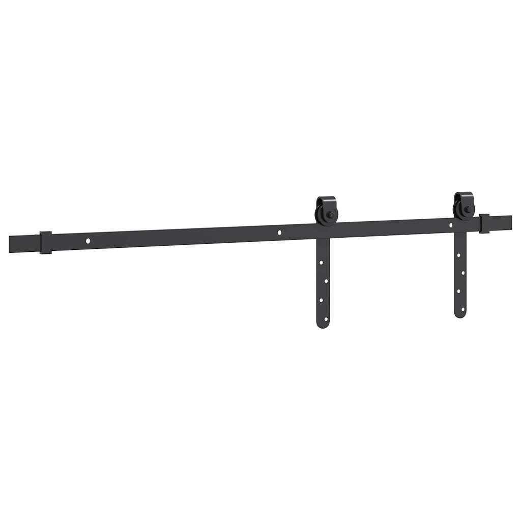 Ophangset voor schuifdeur 91,5 cm koolstofstaal
