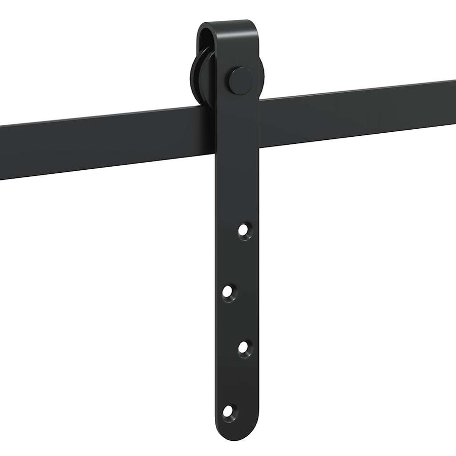 Ophangset voor schuifdeur 91,5 cm koolstofstaal