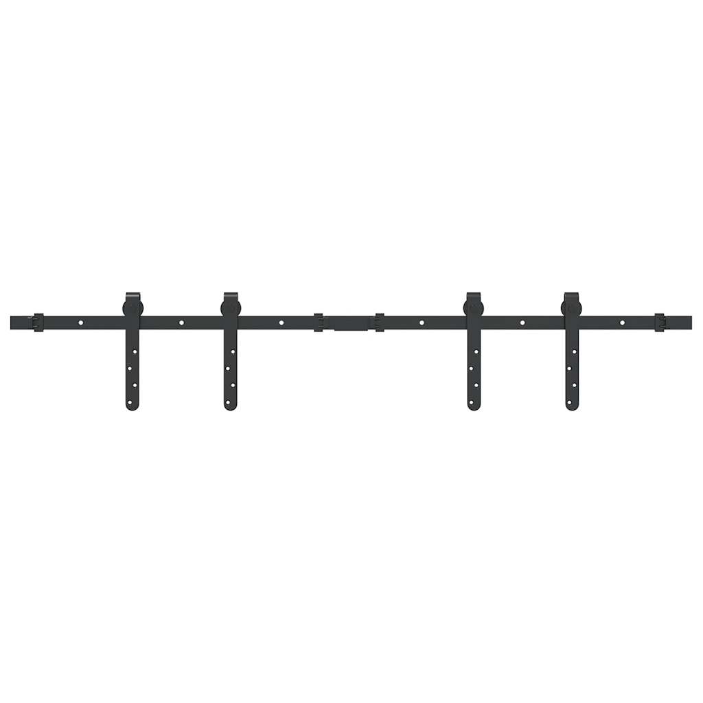 Ophangset voor schuifdeur 122 cm koolstofstaal