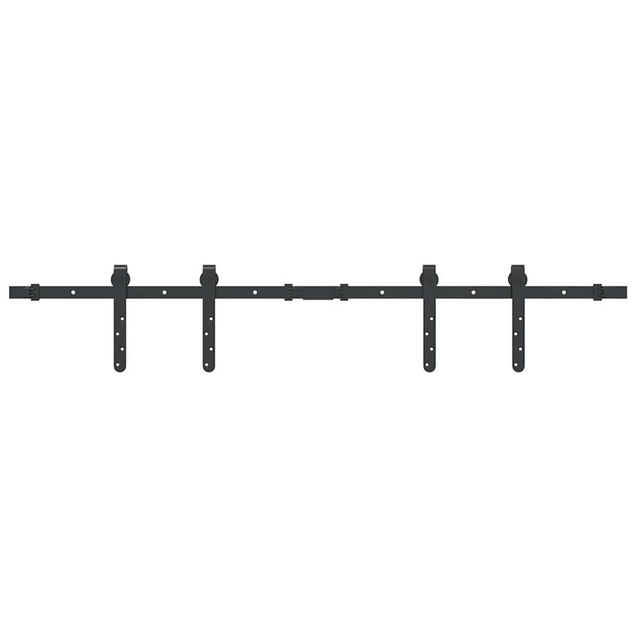 Ophangset voor schuifdeur 122 cm koolstofstaal