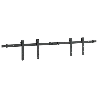Ophangset voor schuifdeur 122 cm koolstofstaal