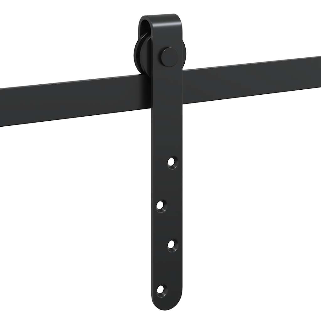 Ophangset voor schuifdeur 122 cm koolstofstaal