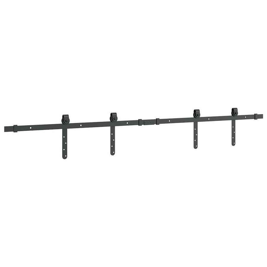 Ophangset voor schuifdeur 152,5 cm koolstofstaal