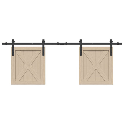 Ophangset voor schuifdeur 152,5 cm koolstofstaal