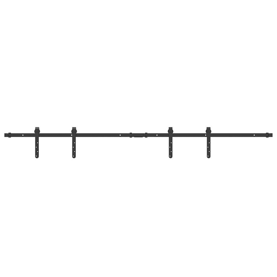 Ophangset voor schuifdeur 183 cm koolstofstaal
