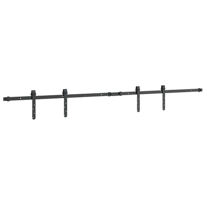 Ophangset voor schuifdeur 183 cm koolstofstaal