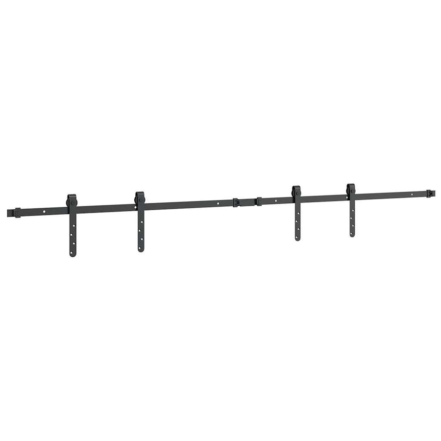 Ophangset voor schuifdeur 183 cm koolstofstaal