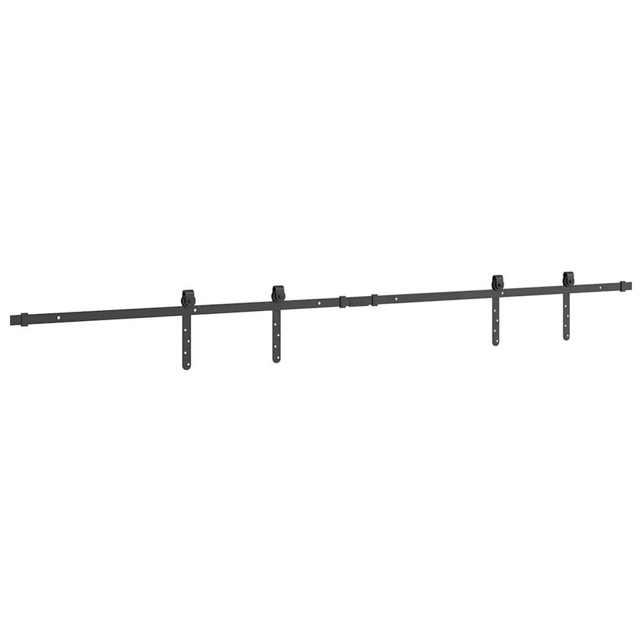Ophangset voor schuifdeur 200 cm koolstofstaal