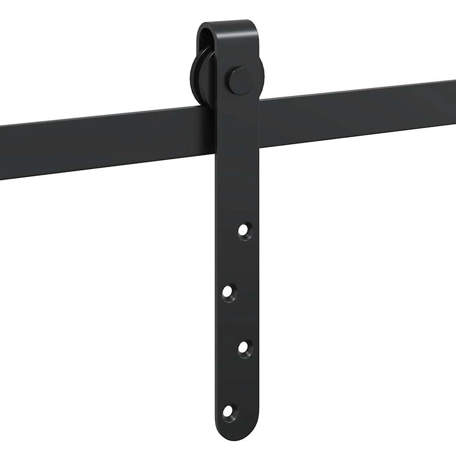 Ophangset voor schuifdeur 244 cm koolstofstaal