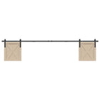 Sliding Door Hardware Kit 244 cm Carbon Steel