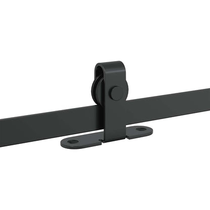 Ophangset voor schuifdeur 91,5 cm koolstofstaal