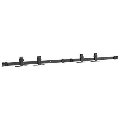 Ophangset voor schuifdeur 122 cm koolstofstaal