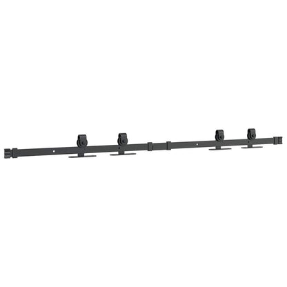 Ophangset voor schuifdeur 122 cm koolstofstaal